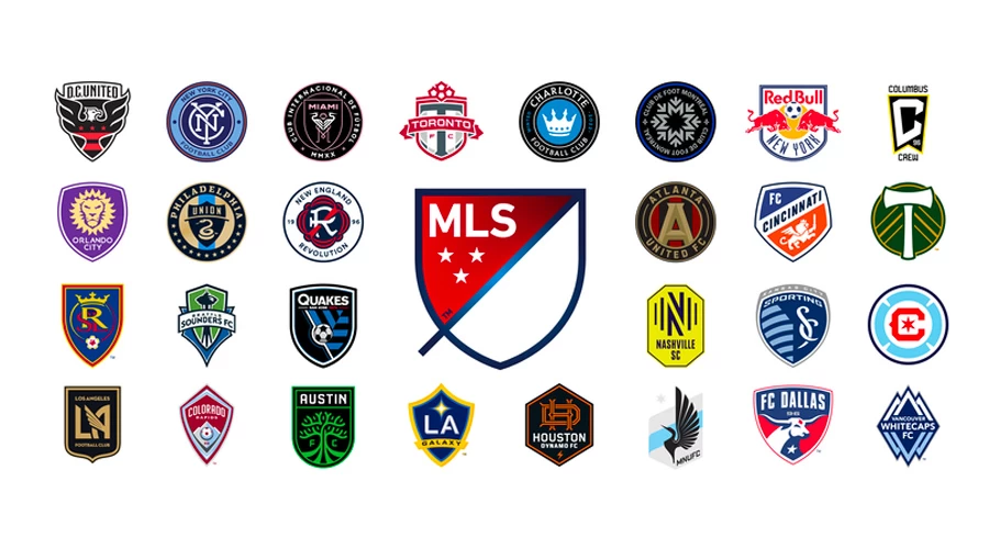 MLS The Major League Soccer and Club Logos