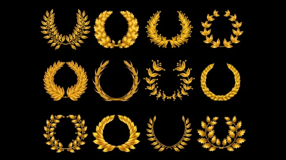 Exploring the Elegance: Wreath Designs and Their Impact on Logos