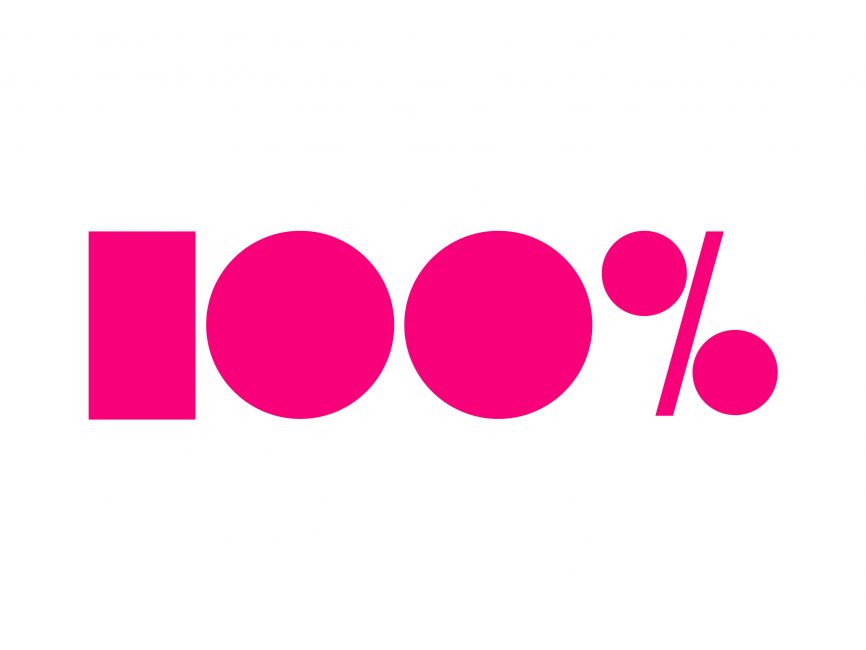 100% Records Logo