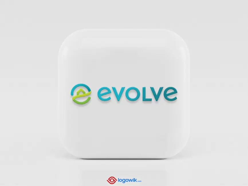Evolve Rental Homes Logo Mockup