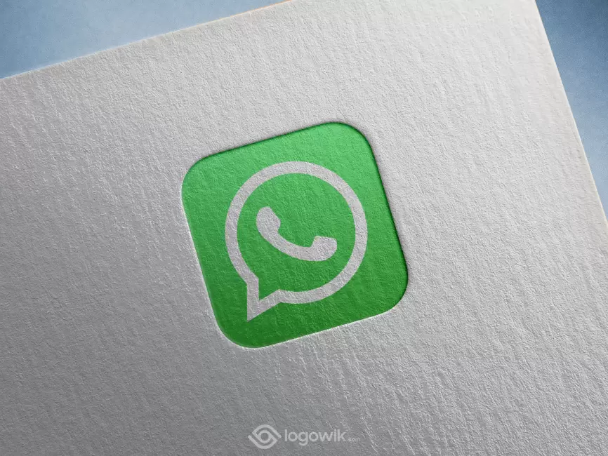 WhatsApp Logo Mockup Thumb