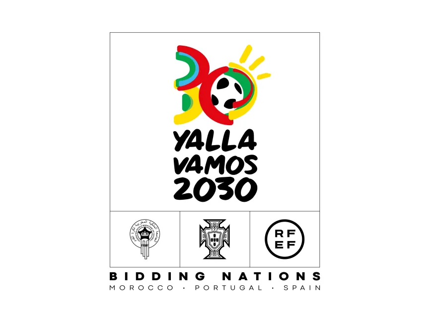 2030 FIFA World Cup Yalla Vamos 2030 Logo Vector Files Download Logowik