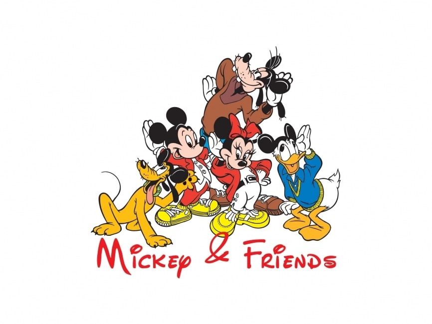 Disney Cartoon Characters Logo