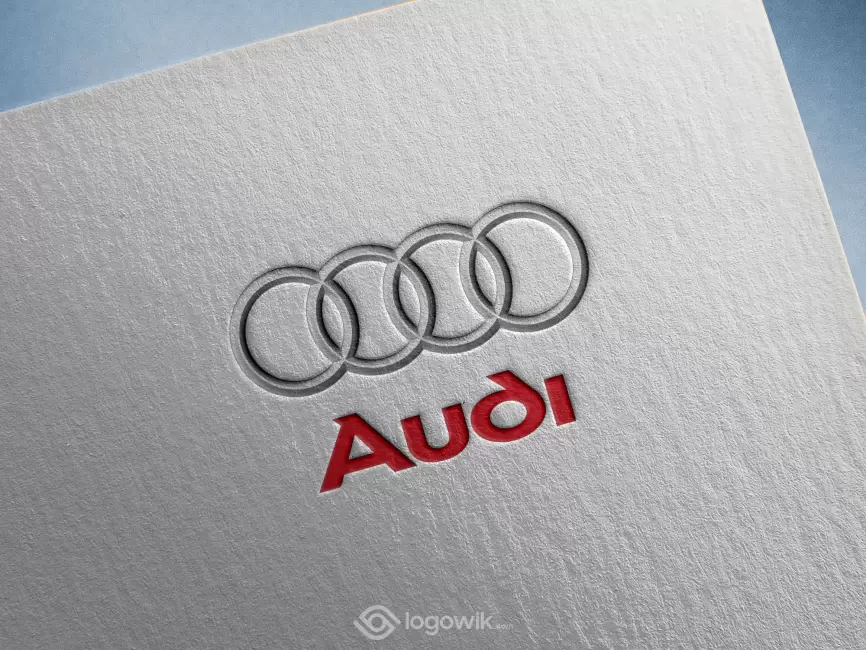 Audi Logo Mockup