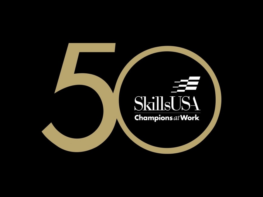 SkillsUSA's 50th Anniversary Logo