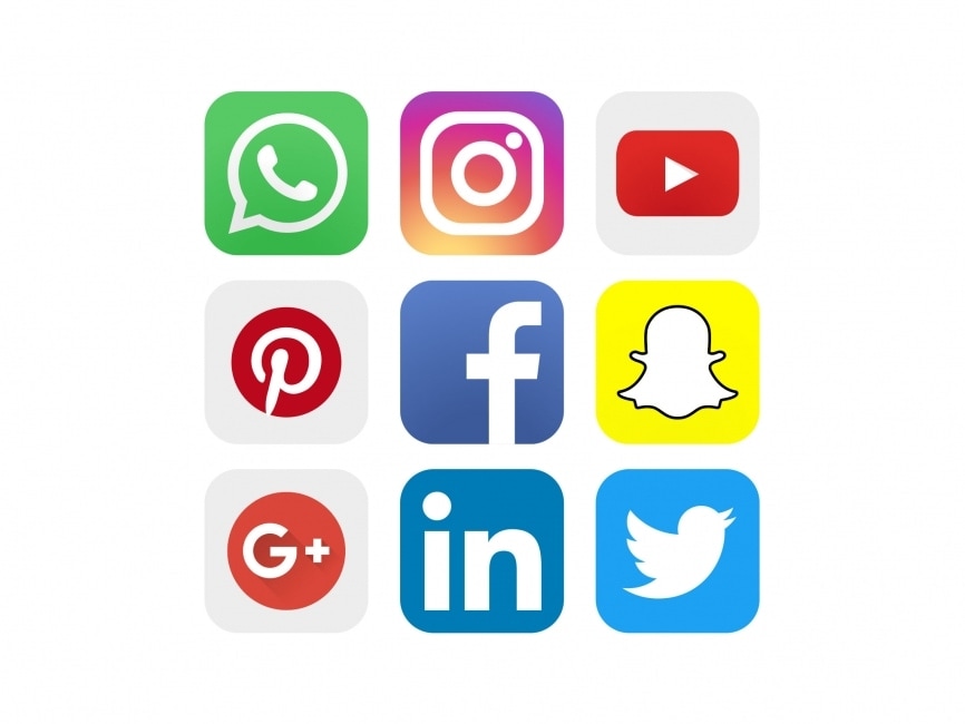 Social Networking Set Icon