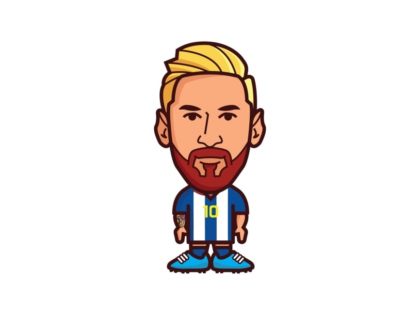 Lionel Messi Vector PNG vector in SVG, PDF, AI, CDR format