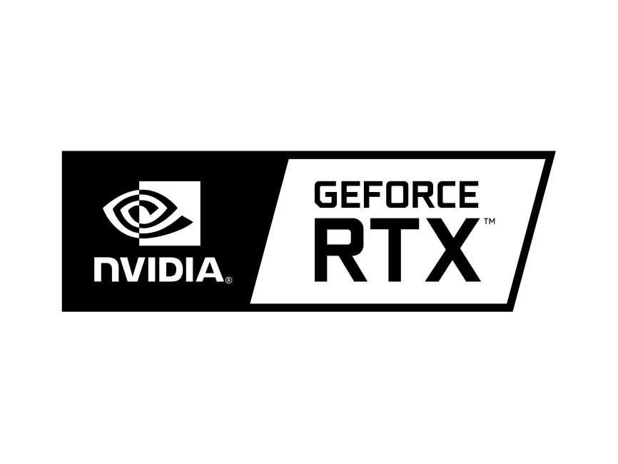Nvidia Geforce RTX Black Logo