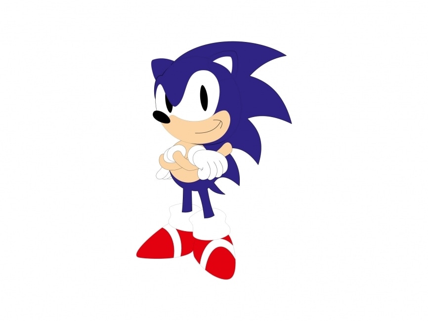 Classic Sonic Vector (Ai, Eps), PDF And Image (Jpg, Png)