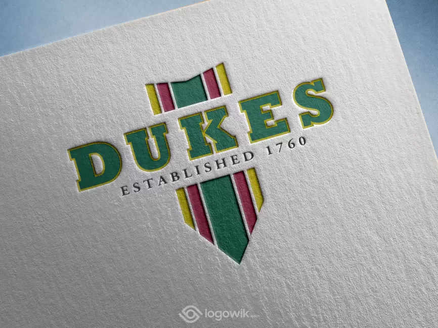 Dukes Logo Mockup