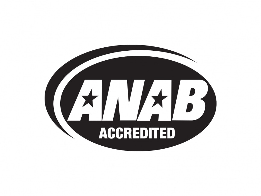 ISO 9001-2000 ANAB Logo
