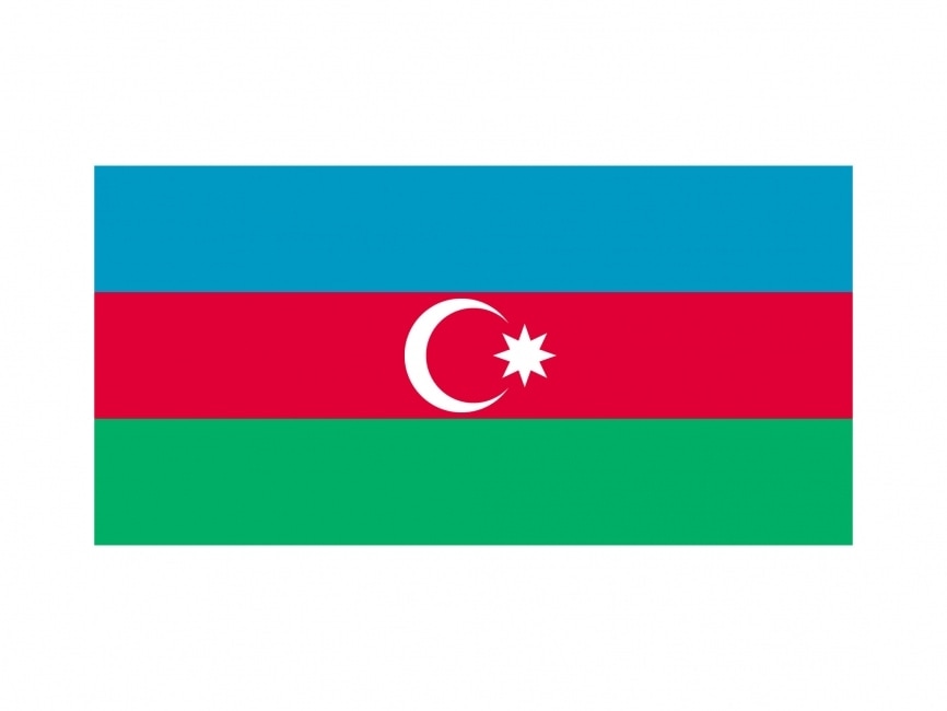 Azerbaijan Flag Logo