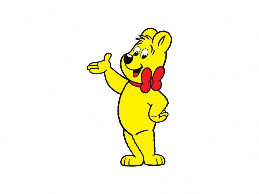 Haribo Bear Cartoon Character Logo