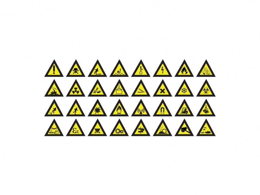 Caution and Warning Signs Logo
