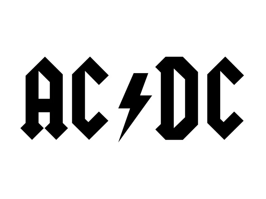 ACDC Hard Rock Band Logo