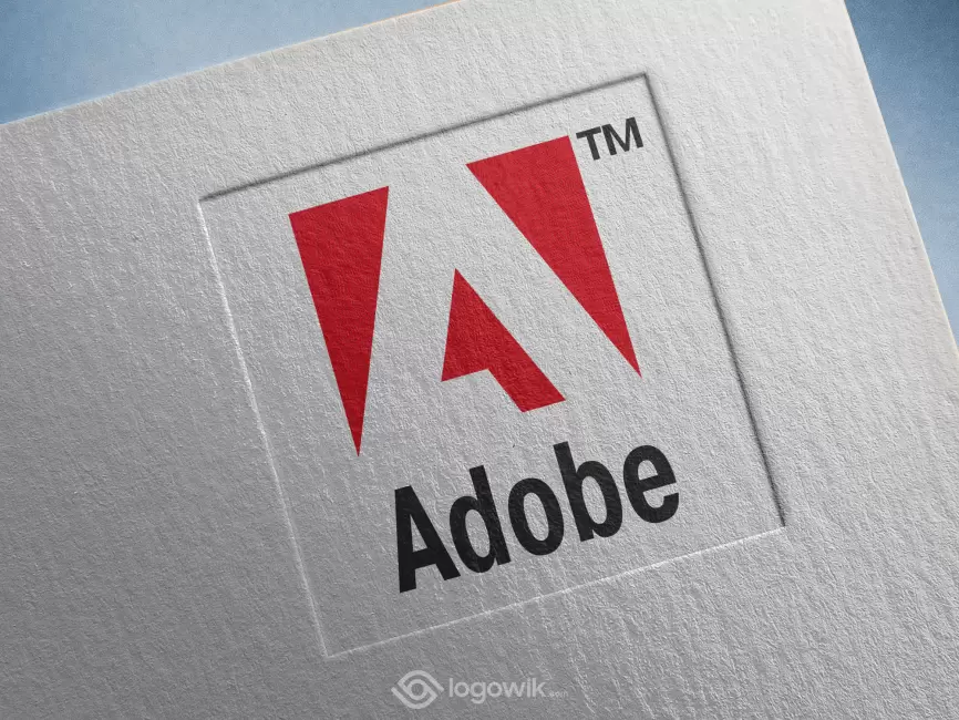 Adobe Logo Mockup