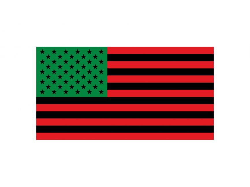 African America Flag Logo