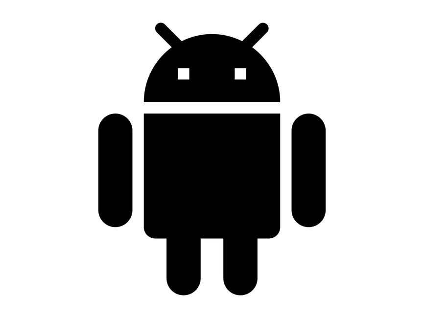 Android Robot Black Logo