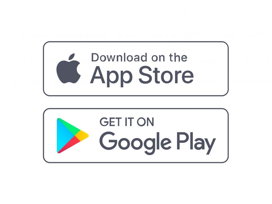 App Store and Google Play Badges Logo PNG vector in SVG, PDF, AI, CDR format