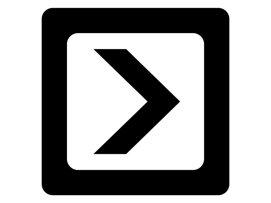Arrow in Square Logo Template