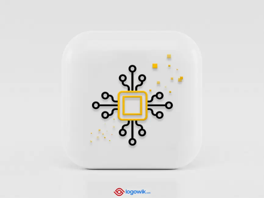 Artificial Intelligence Logo Mockup