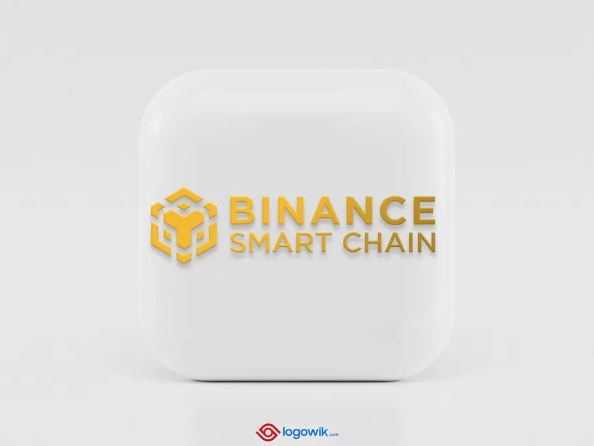 Binance Smart Chain Logo Mockup