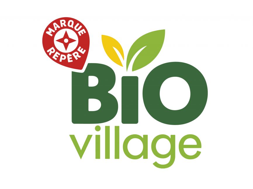 Bio Village de Marque Repère Logo
