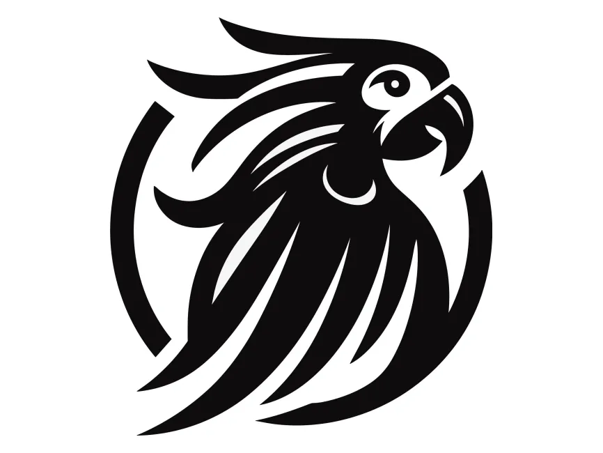 Black Eagle Logo Template PNG vector in SVG, PDF, AI, CDR format