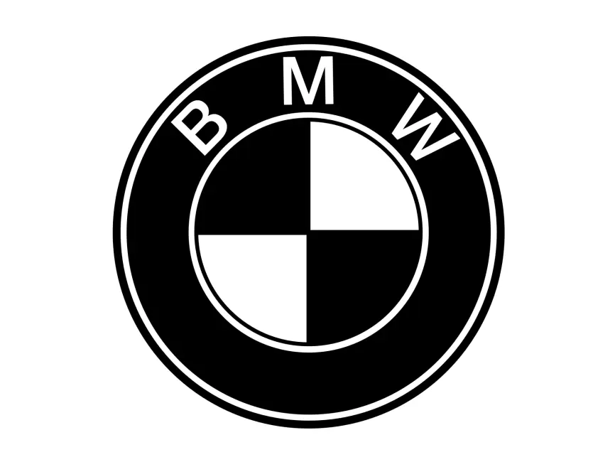 BMW Roundel Black Logo