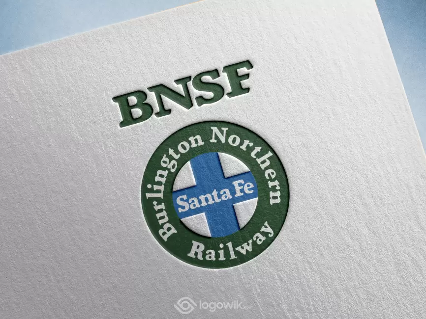 BNSF Burlington Northerm Railway Logo Mockup Thumb