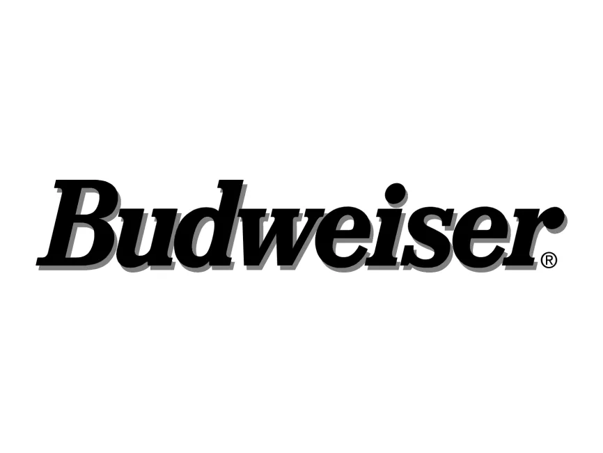 Budweiser Black Wordmark Logo PNG vector in SVG, PDF, AI, CDR format