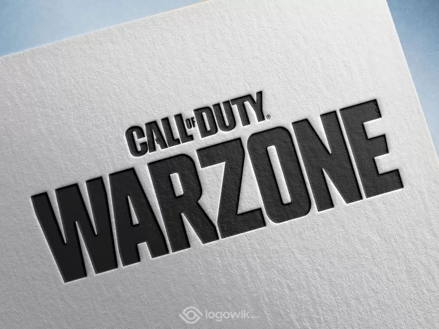 Call of Duty Warzone Black Logo