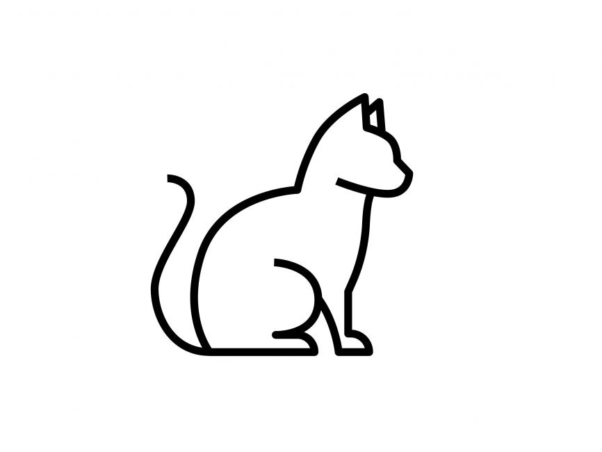 Cat Element Vector Art PNG, Black Cat Element Icon, Cat Icons, Black Icons,  Element Icons PNG Image For Free Download