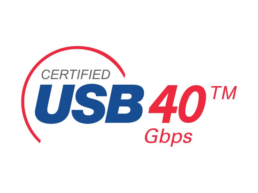 Certified USB4 40Gbps Logo