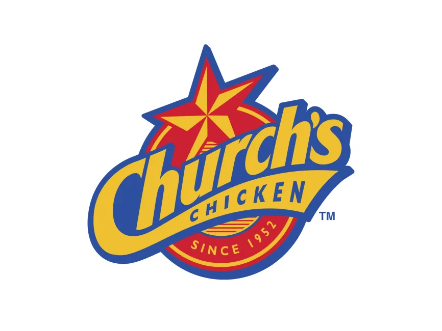 Church s. Sam's Chicken uk logo.