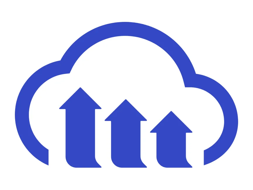 Cloudinary Icon Blue Logo PNG vector in SVG, PDF, AI, CDR format