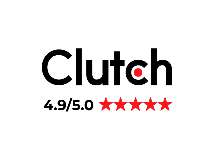 Clutch 5 Star Logo PNG vector in SVG, PDF, AI, CDR format