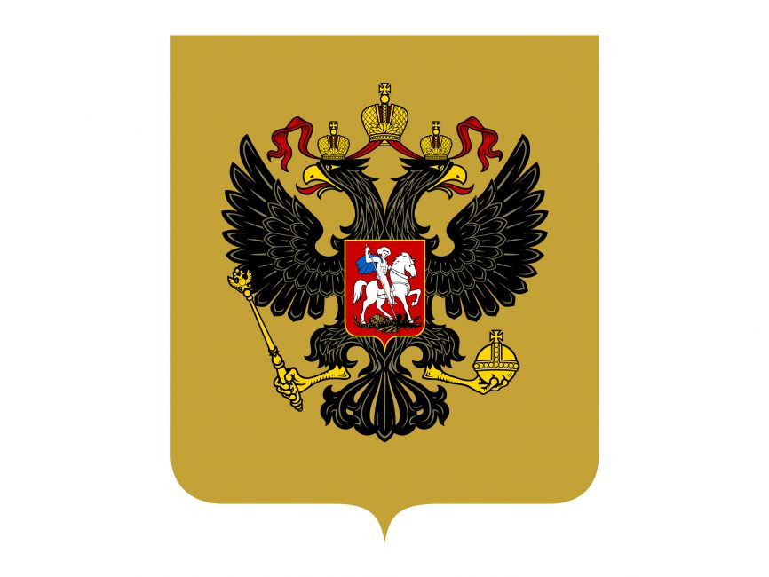 Coat of Arms of the Russian Federation Black Logo