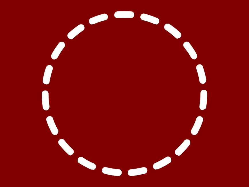 Dashed Line Circle Logo Template PNG vector in SVG, PDF, AI, CDR format
