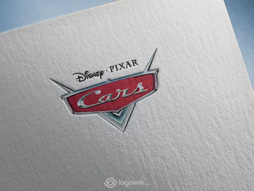 Disney Pixar Cars Movie Logo Mockup Thumb