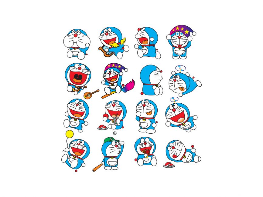 Doraemon Vector File - Logowik.com