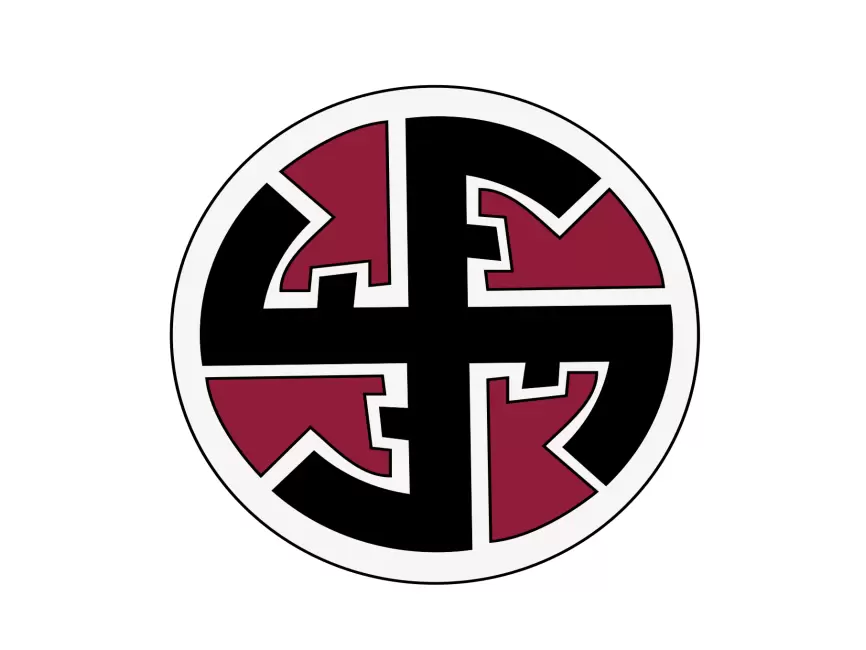F-swastika of the National Romanian Fascio Logo
