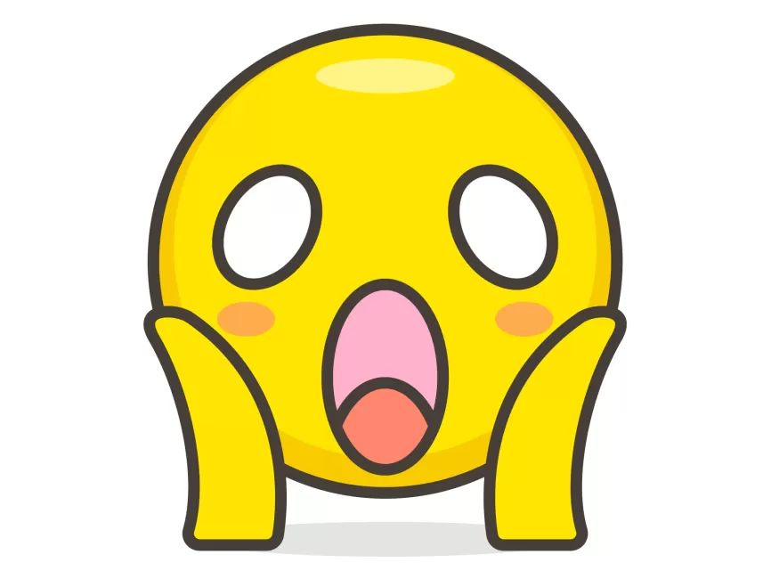 face screaming in fear Emoji - Download for free – Iconduck