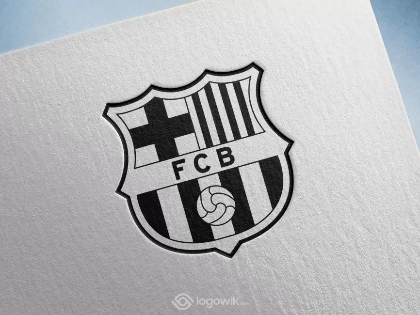 FC Barcelona Black Logo PNG vector in SVG PDF AI CDR format