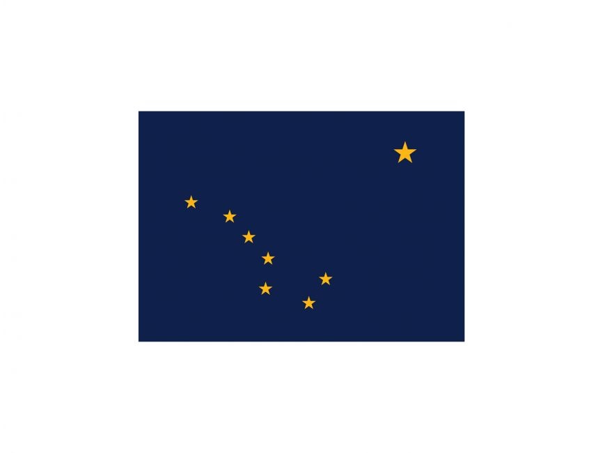 Flag of Alaska Logo