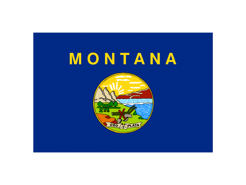 Flag of Montana Logo