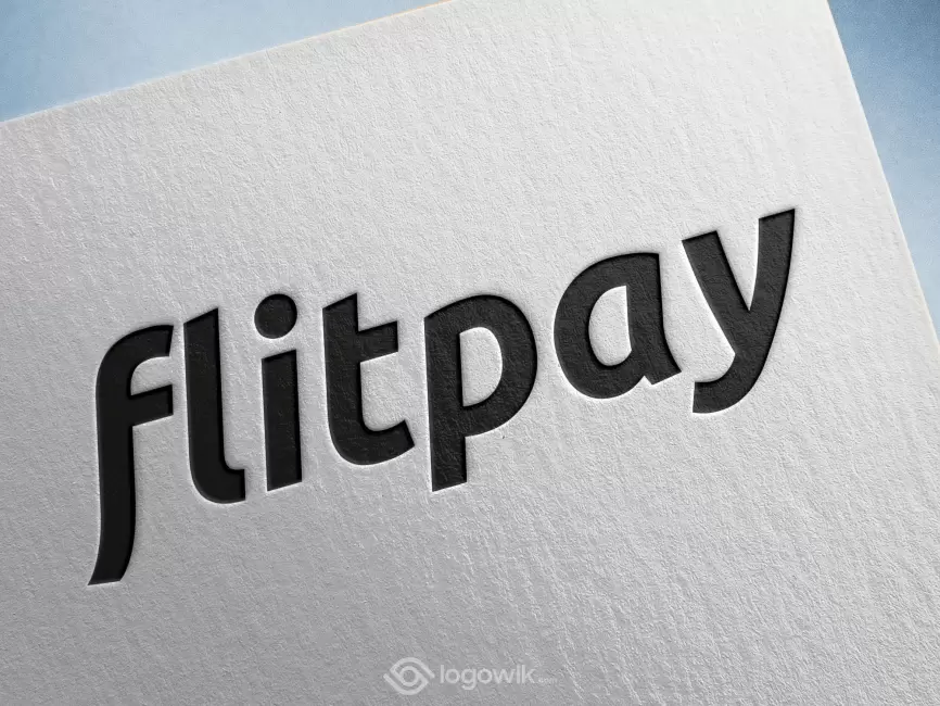 Flitpay Bitcoin Exchange Logo Mockup Thumb