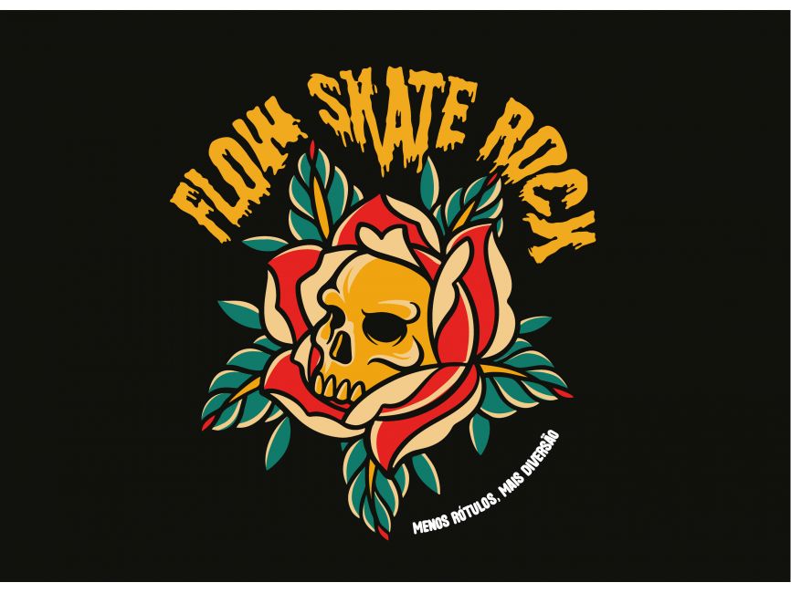 FLOW Skate Rock Logo