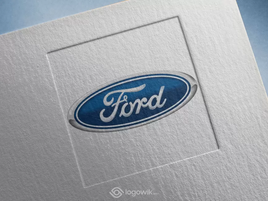 Ford Logo Mockup