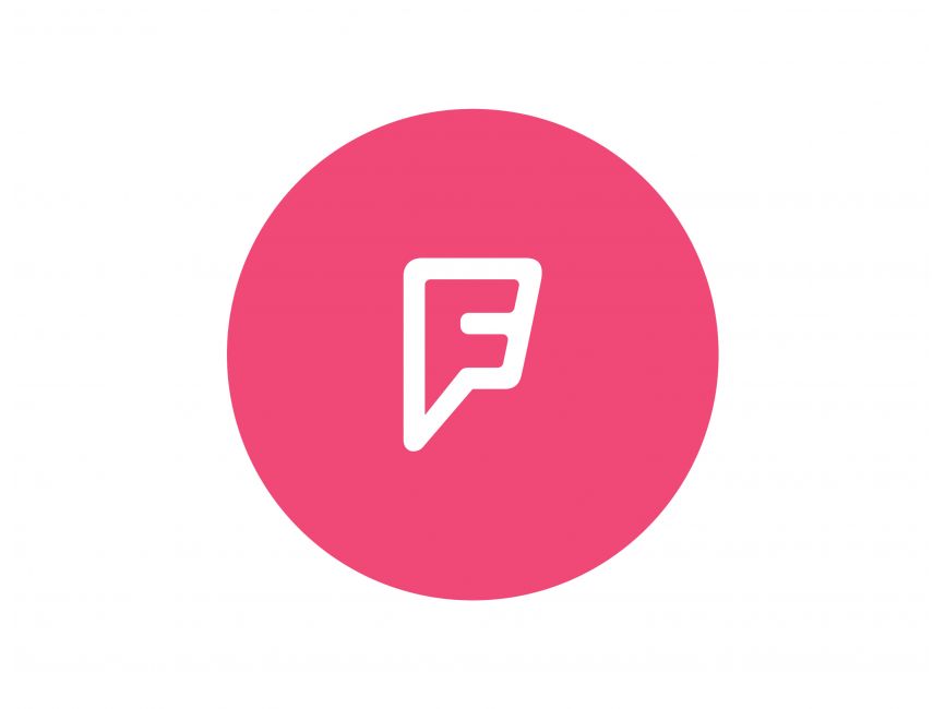 Foursquare Circle Icon Logo